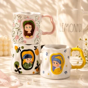 ماگ سرامیکی فانتزی طرح چهره های مشهور